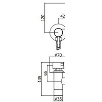 Гигиенический душ Paffoni Tweet Round ZDUP110NO - Превью изображения №3 — Интернет-магазин Time-Shop