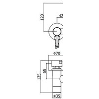Гигиенический душ Paffoni Tweet Round ZDUP110NO - Превью изображения №3 — Интернет-магазин Time-Shop