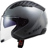 Мотошлем LS2 OF600 Copter 2 (S, серый матовый) - Превью изображения №6 — Интернет-магазин Time-Shop