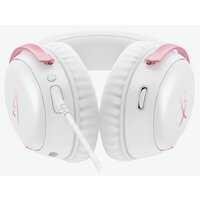 Наушники HyperX Cloud III (белый/розовый) - Превью изображения №6 — Интернет-магазин Time-Shop