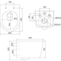 Унитаз подвесной IDDIS Slide SLIRDSEi25 - Превью изображения №12 — Интернет-магазин Time-Shop