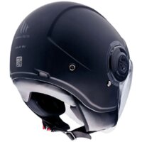 Мотошлем MT Helmets Viale SV Solid A1 (M, матовый черный) - Превью изображения №2 — Интернет-магазин Time-Shop