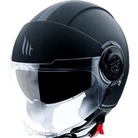 MT Helmets Viale SV Solid A1 (M, матовый черный)