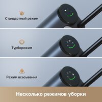 Вертикальный моющий пылесос Dreame G10 Wet and Dry Vacuum HHR12A (евровилка, черный) - Превью изображения №6 — Интернет-магазин Time-Shop