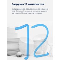 Отдельностоящая посудомоечная машина MAUNFELD MWF12S - Превью изображения №25 — Интернет-магазин Time-Shop