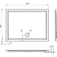 Душевой поддон Lavinia Boho One 37018120 120х90 - Превью изображения №7 — Интернет-магазин Time-Shop