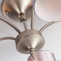 Припотолочная люстра Евросвет 60080/5 (никель) - Превью изображения №5 — Интернет-магазин Time-Shop