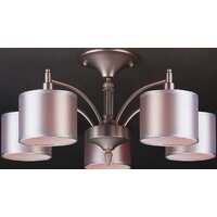 Припотолочная люстра Евросвет 60080/5 (никель) - Превью изображения №2 — Интернет-магазин Time-Shop