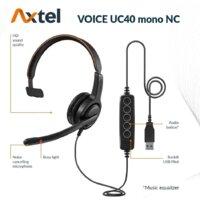 Наушники Axtel Voice UC40 Mono NC - Превью изображения №5 — Интернет-магазин Time-Shop