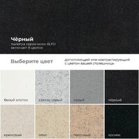 Кухонная мойка Polygran Alto 780 (черный) - Превью изображения №9 — Интернет-магазин Time-Shop