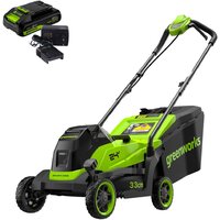 Газонокосилка Greenworks GD24LM331K2 2520607UA (с 1-им АКБ) - Превью изображения №2 — Интернет-магазин Time-Shop