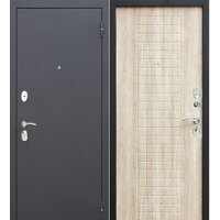 ЮрСталь Гарда 205x96 8мм (черный муар/белый ясень, правый)