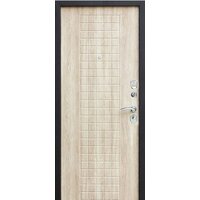 Металлическая дверь ЮрСталь Гарда 205x96 8мм (черный муар/белый ясень, правый) - Превью изображения №3 — Интернет-магазин Time-Shop