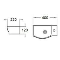 Умывальник WeltWasser AISBACH 7940 MT-BL R - Превью изображения №2 — Интернет-магазин Time-Shop