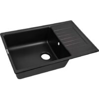 Кухонная мойка ZorG Dello 78 (черный оникс) - Превью изображения №2 — Интернет-магазин Time-Shop