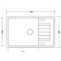 Кухонная мойка ZorG Dello 78 (черный оникс) - Превью изображения №4 — Интернет-магазин Time-Shop