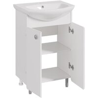  Runo Тумба под умывальник Капри 55 (напольная) - Превью изображения №2 — Интернет-магазин Time-Shop