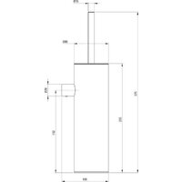 Ершик для унитаза Deante Round ADR 0721 - Превью изображения №2 — Интернет-магазин Time-Shop
