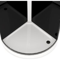 Душевая кабина Domani-Spa Simple 99 90x90 DS01Sm99LBT00.Gt-V1.2-Black - Превью изображения №3 — Интернет-магазин Time-Shop