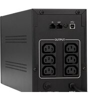 Источник бесперебойного питания ExeGate SpecialPro UNB-1500.LED.AVR.8C13.USB - Превью изображения №2 — Интернет-магазин Time-Shop