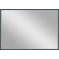 Континент Зеркало Stage Grey Led 100х70 (с реверсивным креплением, бесконтактным сенсором) - Превью изображения №2 — Интернет-магазин Time-Shop