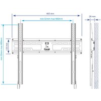 Кронштейн для телевизора Kromax FLAT-3 NEW (черный) - Превью изображения №2 — Интернет-магазин Time-Shop