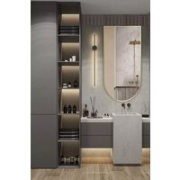 Зеркало EMZE 50x100 с УФ-окантовкой UV.ARC.50.100.AUR (золото) - Превью изображения №3 — Интернет-магазин Time-Shop