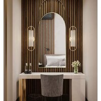 Зеркало EMZE 50x100 с УФ-окантовкой UV.ARC.50.100.AUR (золото) - Превью изображения №2 — Интернет-магазин Time-Shop