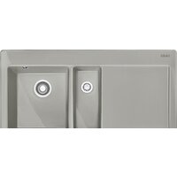 Franke Mythos MTK 651-100 (жемчужный серый, чаша слева)