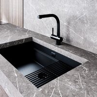 Кухонная мойка Globalo Miralio 80.1 Black/BL Mat - Превью изображения №10 — Интернет-магазин Time-Shop