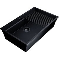 Кухонная мойка Globalo Miralio 80.1 Black/BL Mat - Превью изображения №7 — Интернет-магазин Time-Shop