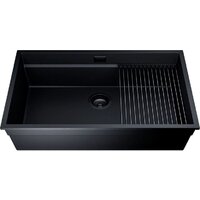 Кухонная мойка Globalo Miralio 80.1 Black/BL Mat - Превью изображения №5 — Интернет-магазин Time-Shop
