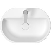 Умывальник Cersanit Caspia Oval 60x42 K11-0099 - Превью изображения №2 — Интернет-магазин Time-Shop