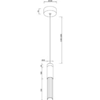 Подвесная люстра Moderli Ran V10896-PL - Превью изображения №5 — Интернет-магазин Time-Shop