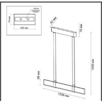 Подвесная люстра Odeon Light Vincent 6629/25L - Превью изображения №5 — Интернет-магазин Time-Shop