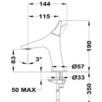 Смеситель TEKA Sense 913460200 - Превью изображения №2 — Интернет-магазин Time-Shop