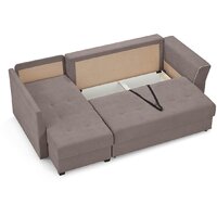 Угловой диван Mio Tesoro Камил 484 (левый, 1095 серо-коричневый) - Превью изображения №9 — Интернет-магазин Time-Shop