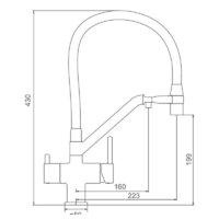 Смеситель Gappo G4398 - Превью изображения №2 — Интернет-магазин Time-Shop