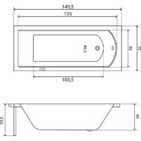 Ванна Lauter Amelia 150х70 21204050 - Превью изображения №28 — Интернет-магазин Time-Shop