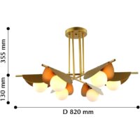 Подвесная люстра Favourite Kernel 2366-6P - Превью изображения №5 — Интернет-магазин Time-Shop