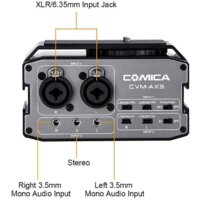 Накамерный аудиомикшер Comica CVM-AX3 - Превью изображения №4 — Интернет-магазин Time-Shop