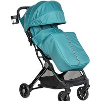 Коляска прогулочная «книга» Farfello Comfy Go Comfort CG-307 (аквамарин/черный хром) - Превью изображения №6 — Интернет-магазин Time-Shop