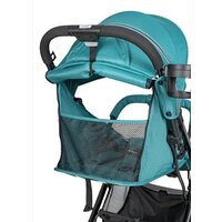 Коляска прогулочная «книга» Farfello Comfy Go Comfort CG-307 (аквамарин/черный хром) - Превью изображения №3 — Интернет-магазин Time-Shop