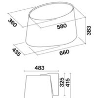 Кухонная вытяжка Falmec Mare E-ion 66 450 м3/ч (белый) - Превью изображения №2 — Интернет-магазин Time-Shop