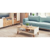 Тумба Неман мебель Сканди МН-036-01 (дуб вотан-белый) - Превью изображения №2 — Интернет-магазин Time-Shop