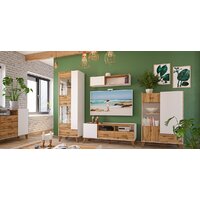 Тумба Неман мебель Сканди МН-036-01 (дуб вотан-белый) - Превью изображения №3 — Интернет-магазин Time-Shop