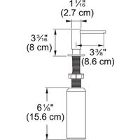 Дозатор для моющего средства Franke Atlas 112.0625.485 (антрацит) - Превью изображения №2 — Интернет-магазин Time-Shop