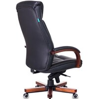 Офисное кресло Бюрократ T-9922WALNUT/BLACK (черный) - Превью изображения №4 — Интернет-магазин Time-Shop
