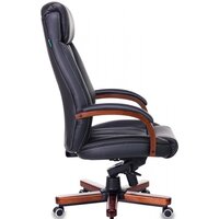 Офисное кресло Бюрократ T-9922WALNUT/BLACK (черный) - Превью изображения №3 — Интернет-магазин Time-Shop