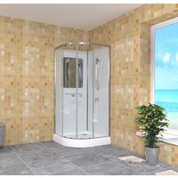Душевая кабина RGW AN-208 381320800-12 100x100 (хром-матовый/прозрачное стекло) - Превью изображения №3 — Интернет-магазин Time-Shop
